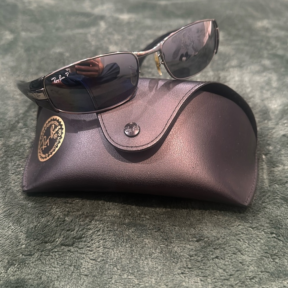 RAY-BAN RB3261 004/71 Italy Gunmetal/Black Wrap Men’s Sunglasses Frame 58-17mm
